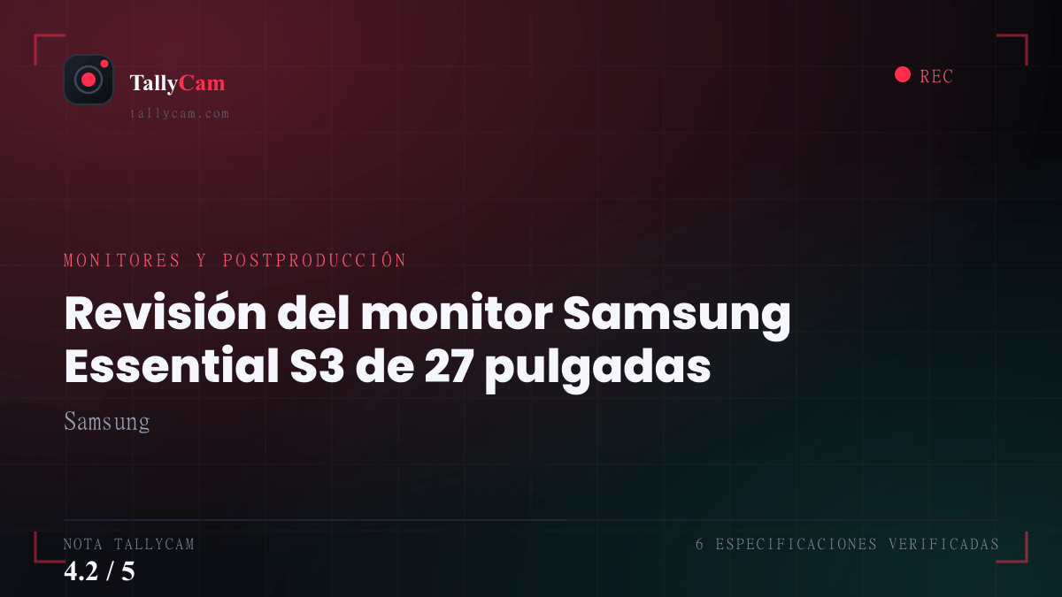 Samsung Essential S3 (S36GD) 27"